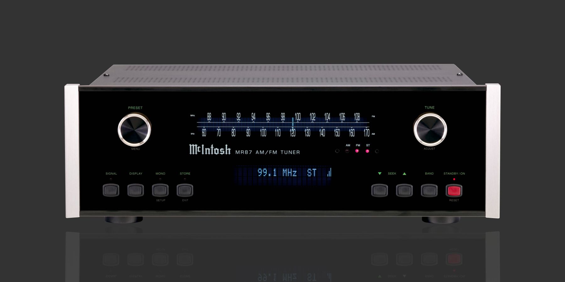 The McIntosh MR87 AM/FM Tuner has been discontinued