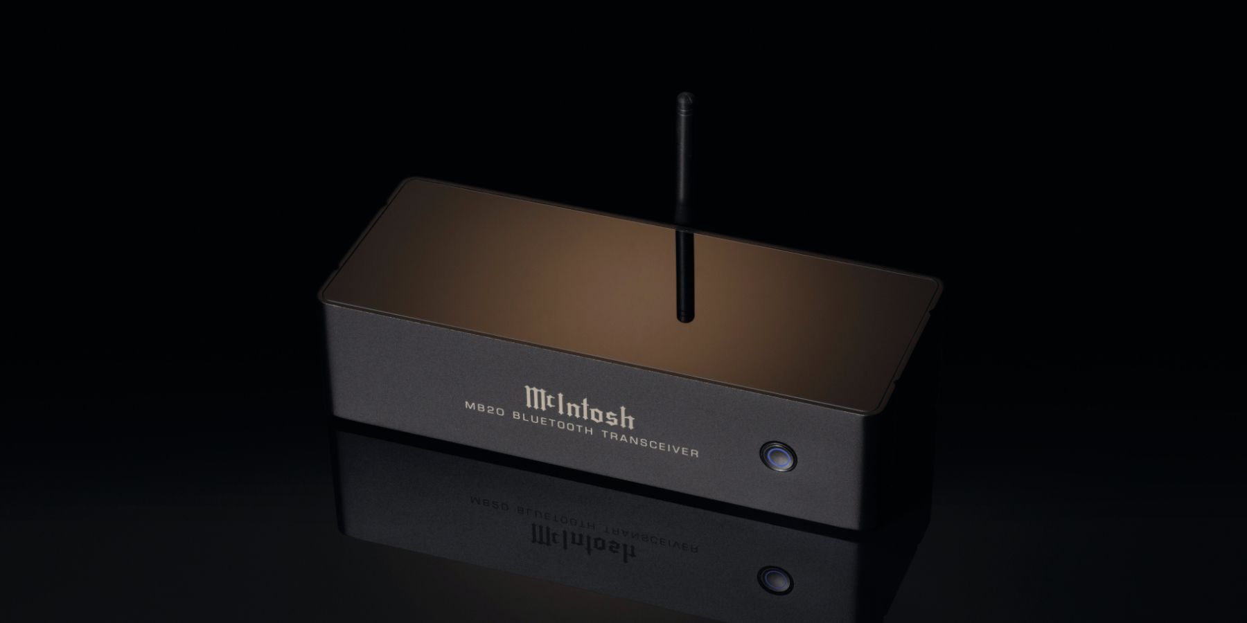 New MB20 transceiver adds McIntosh-quality wireless Bluetooth to all home audio systems, even legacy ones copy