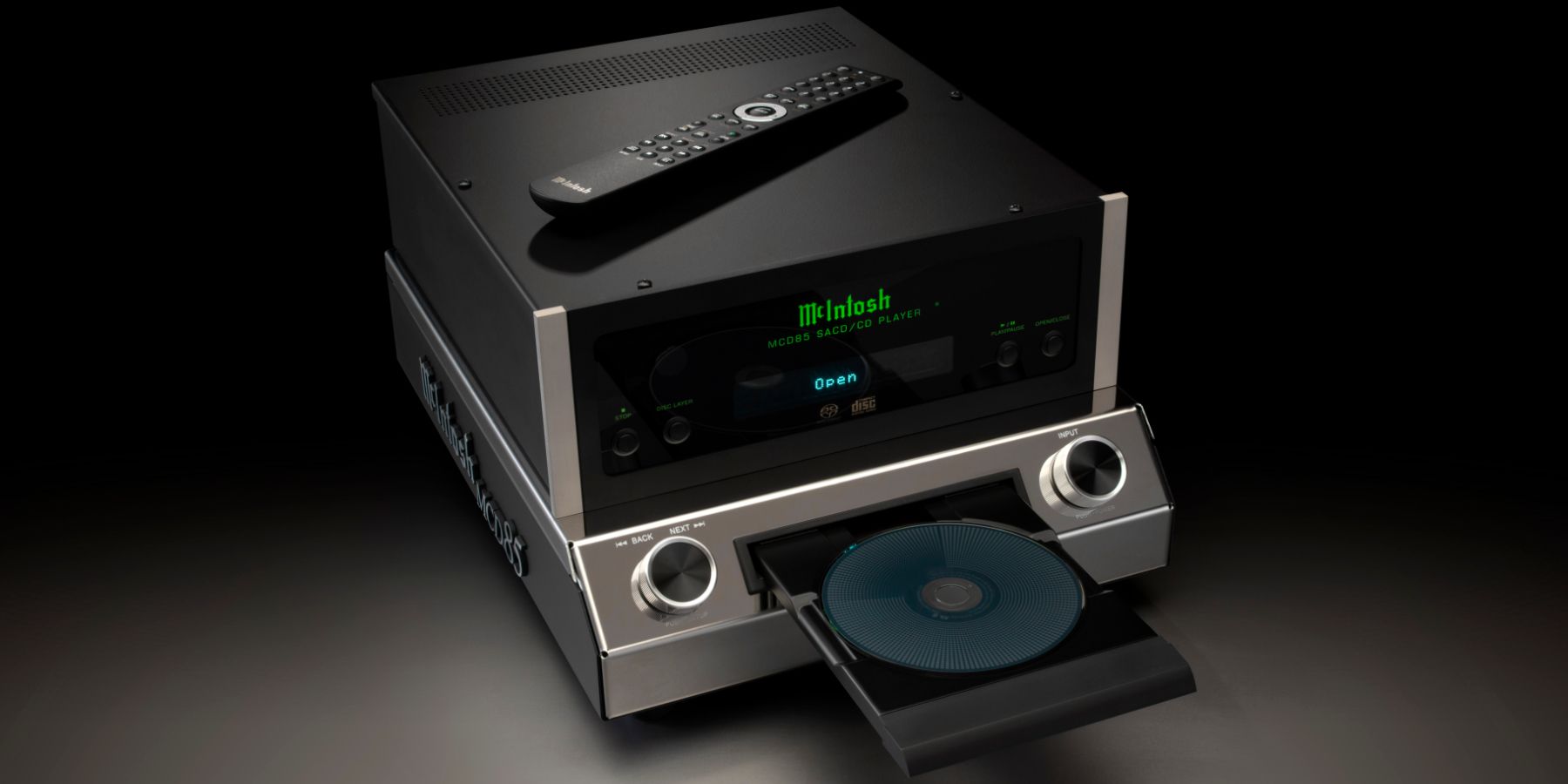 New MCD85 SACD/CD Player brings advanced McIntosh technologies to CD/SACD collections and USB devices